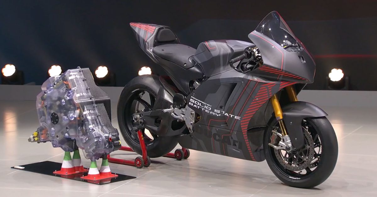 Dünyanın İlk Katı Hal Bataryalı Motosikleti Tanıtıldı: Ducati & QS